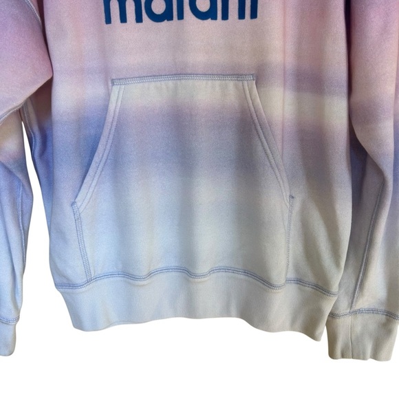 Isabel Marant Étoile Mansel Gradient Hoodie Size 8 Streetwear Designer Casual - Picture 8 of 16